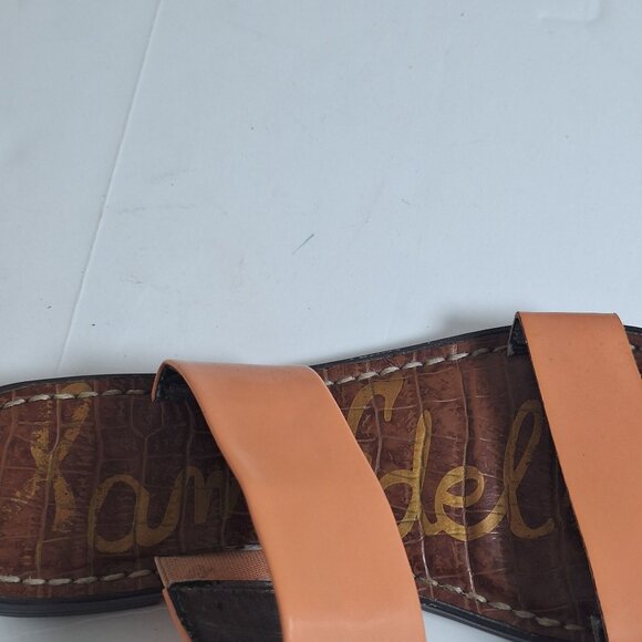 Sam Edelman Womens Slide Sandals Size US 7.5M / EU 38.5 With Faux Leather Straps - Picture 3 of 5